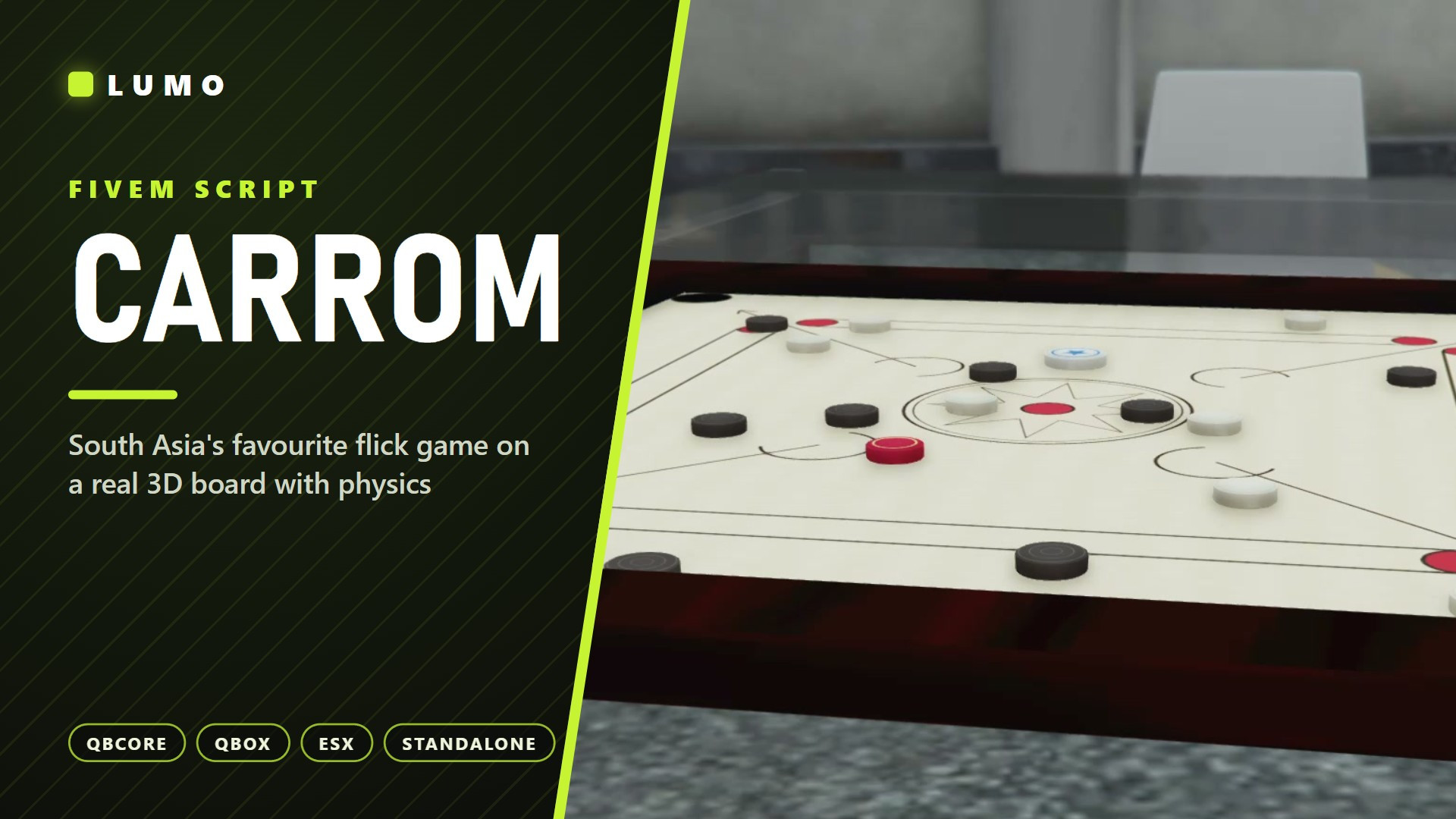 Carrom — 3D Carrom Board (Escrow)