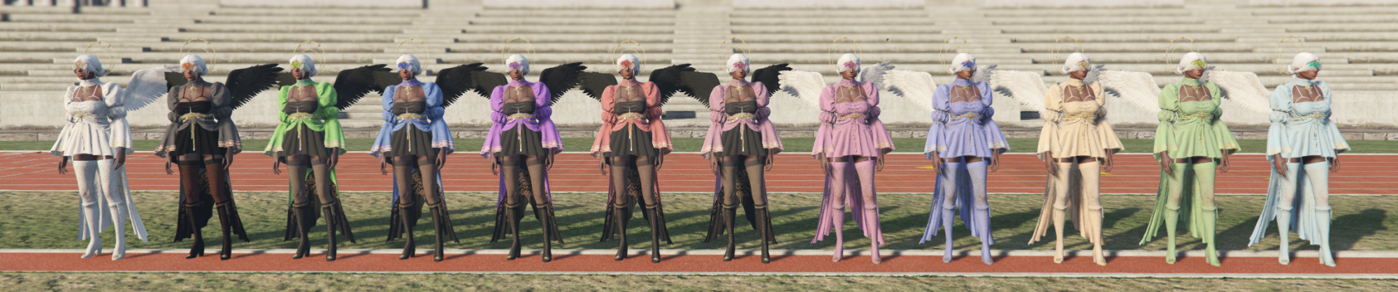 Guardian Angel Female - 12 Color Variations