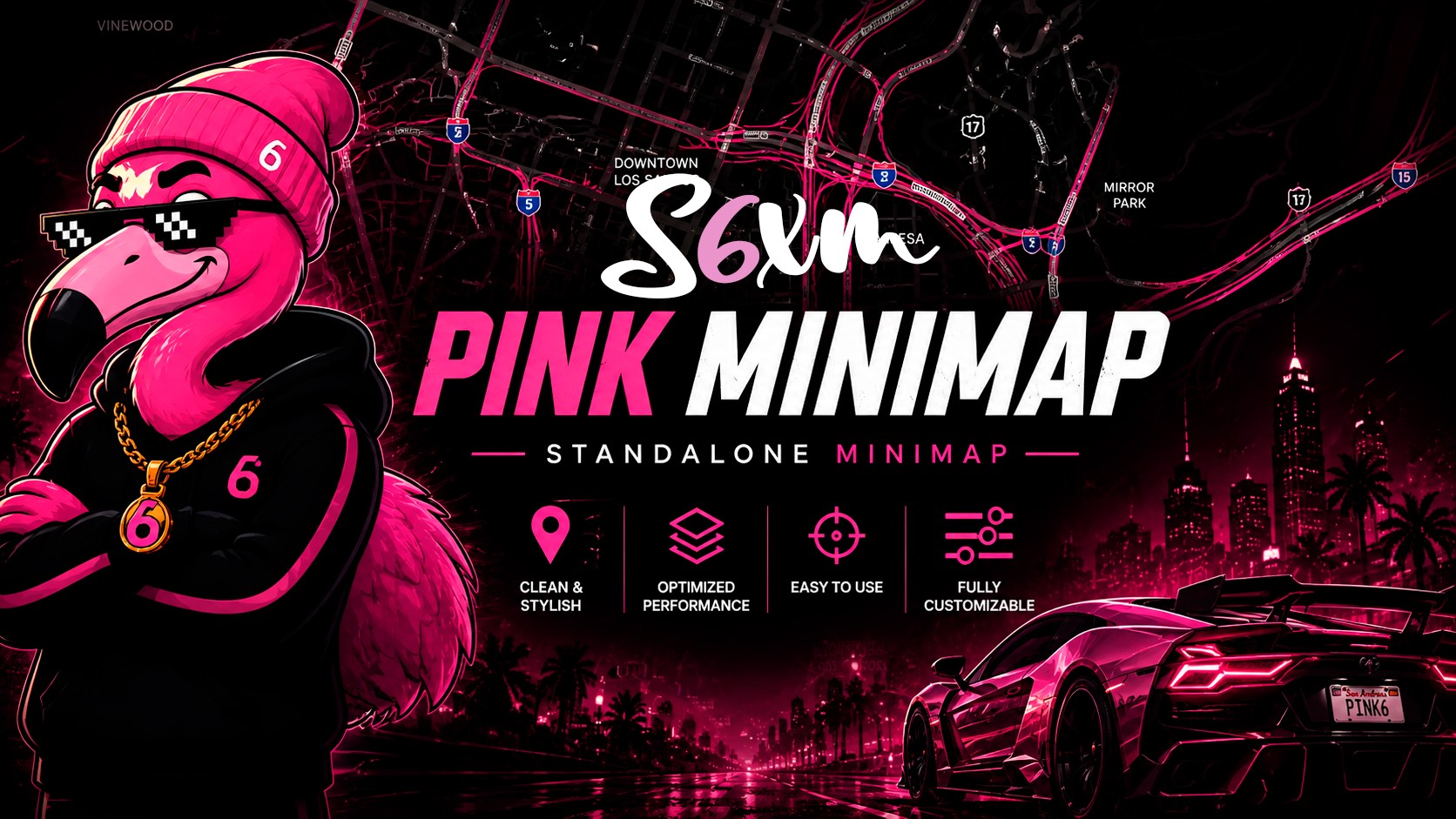 [STANDALONE] Pink Minimap