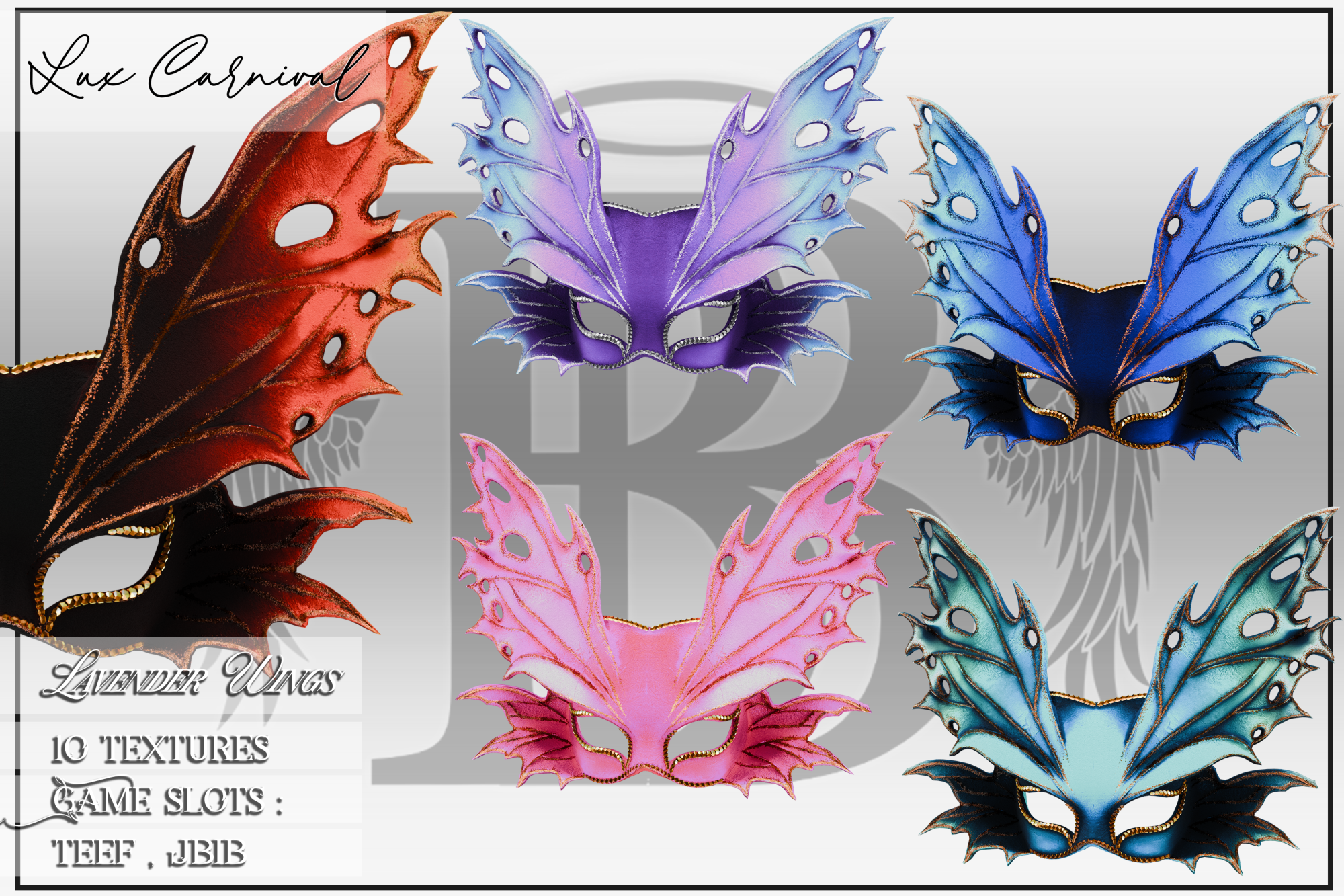 Lavender Wings Female Set