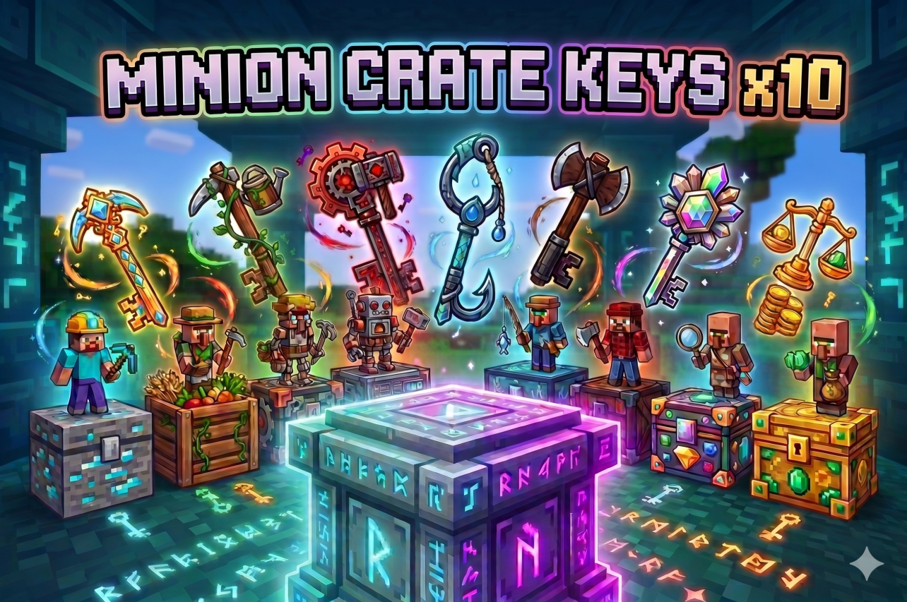 🐾 Minion Crate Key x10 🔑