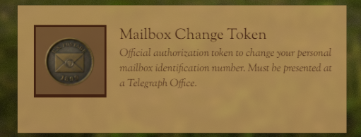 Custom Number Mail System Token