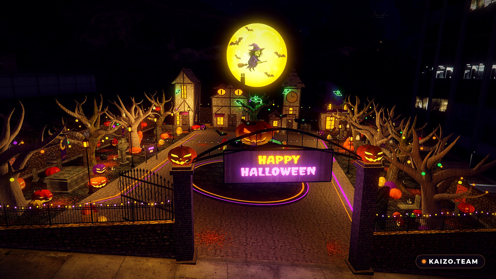 FiveM Halloween Spawn Point Map — Pumpkin Plaza