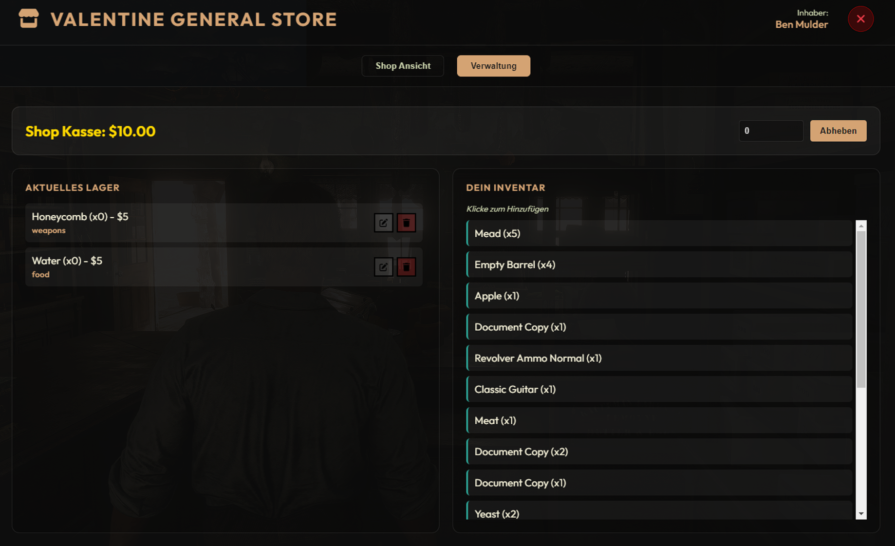 MulderDev - Shop System V 2.1 (VORP) (Open Source)