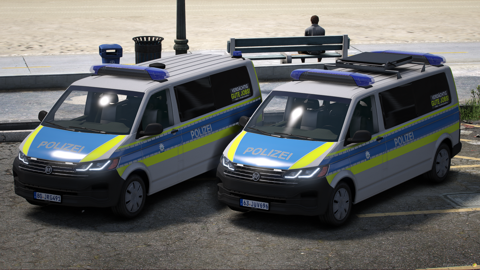 BF Sporetranser FustW & Autobahnpolizei Pack [LoveRP Trafficdisplay]