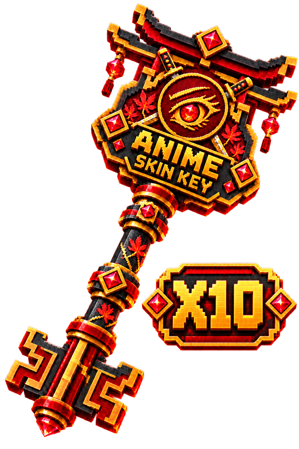 10x Anime Skin Crate Key