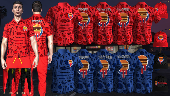 Burger Uniform 3 (Male + Female)