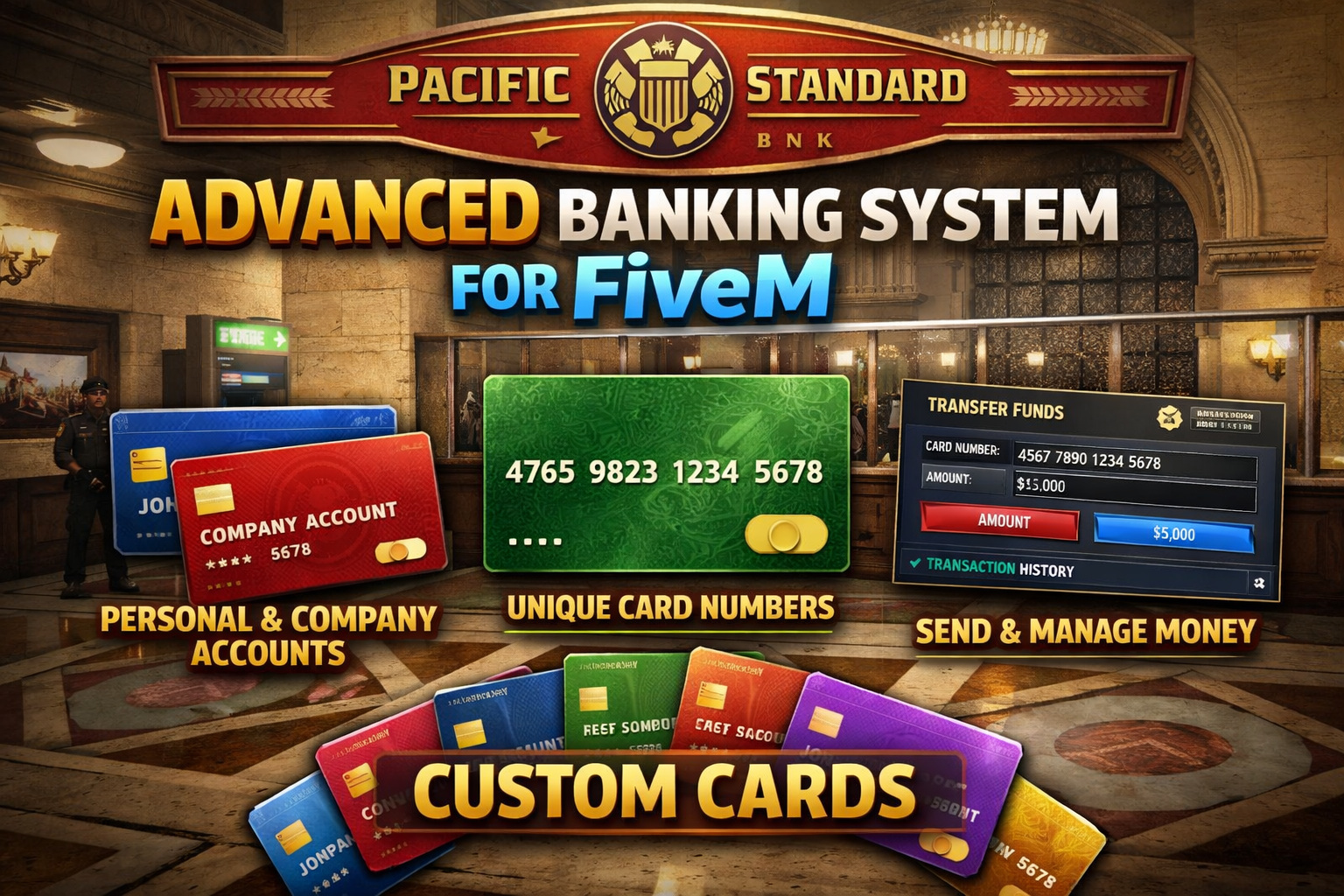MulderDev - Bank Script Fivem [ESX]