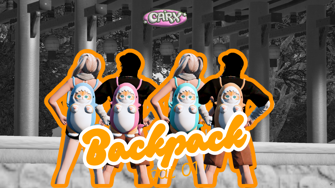 🐱 CAT BACKPACK PACK 1 [2.0]🐱