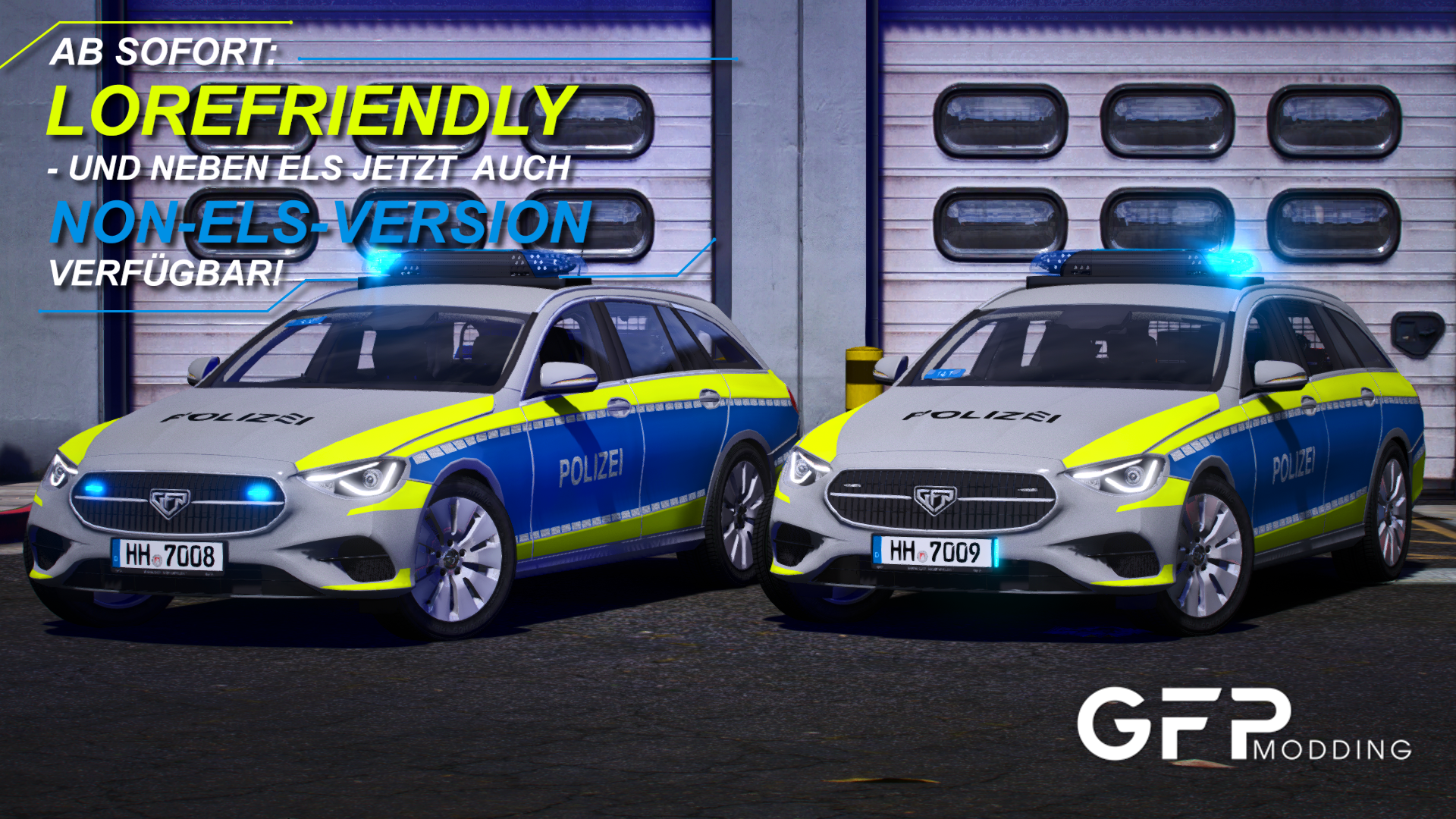 GFP Stratos T-Modell Polizei Hamburg Pack [4 VERSIONEN] [NON-ELS] [ELS] [REFLECTION]