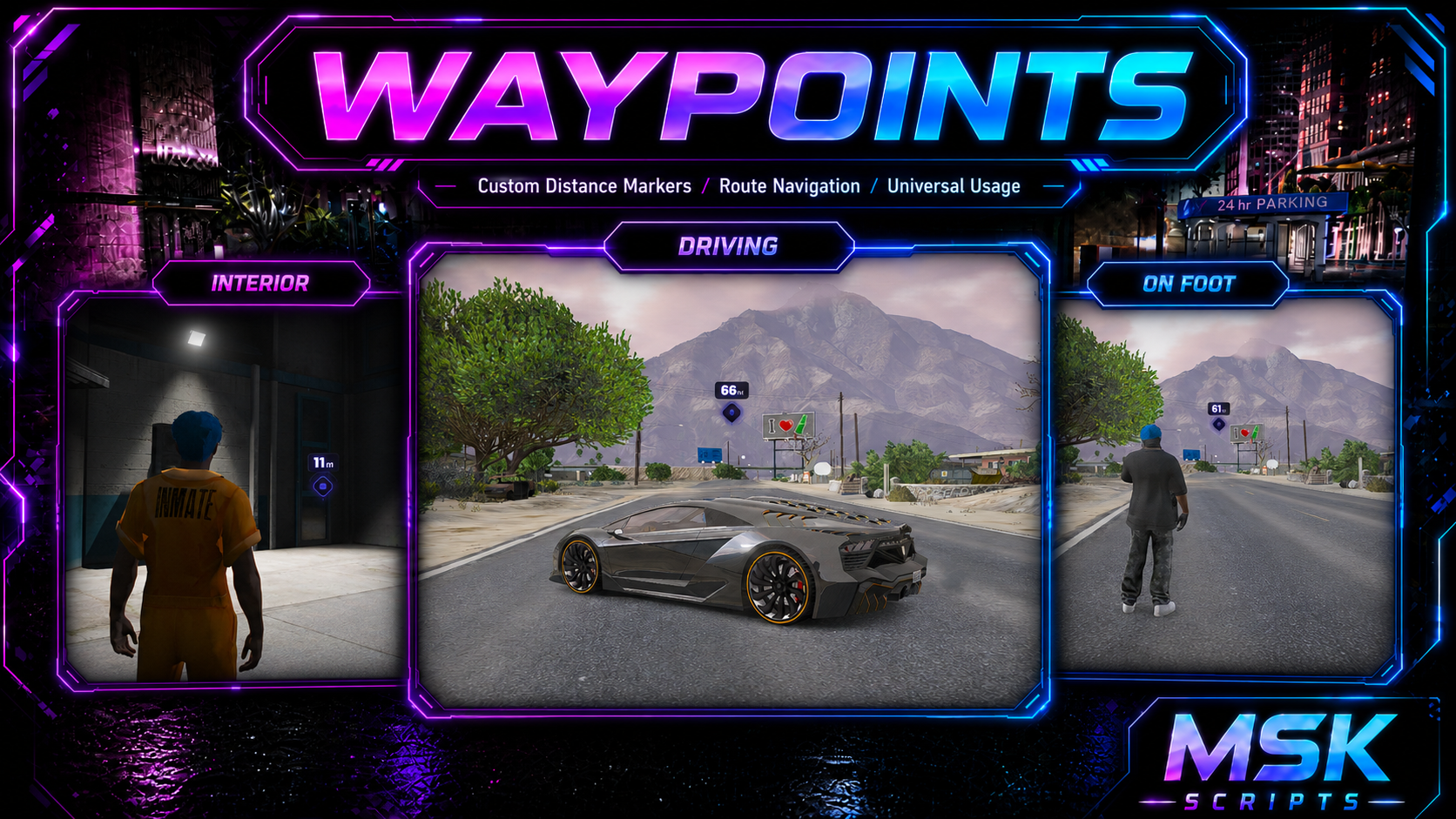 Waypoints Source Code [ESX, QB, QBOX, STANDALONE]