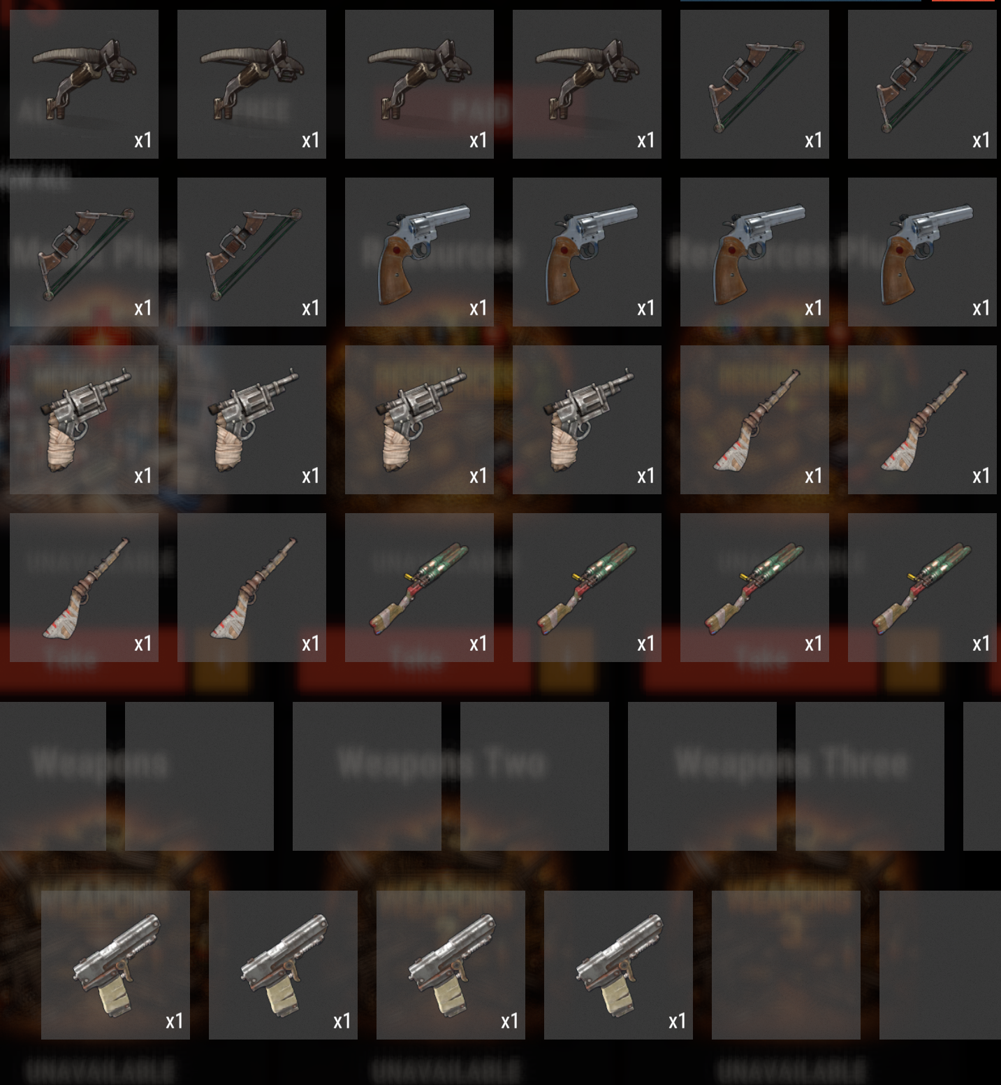 Weapons