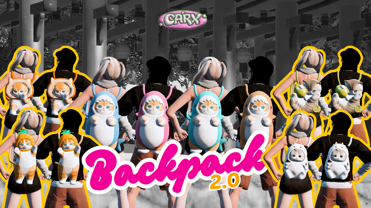 🐱 CAT BACKPACK PACK 2.0🐱