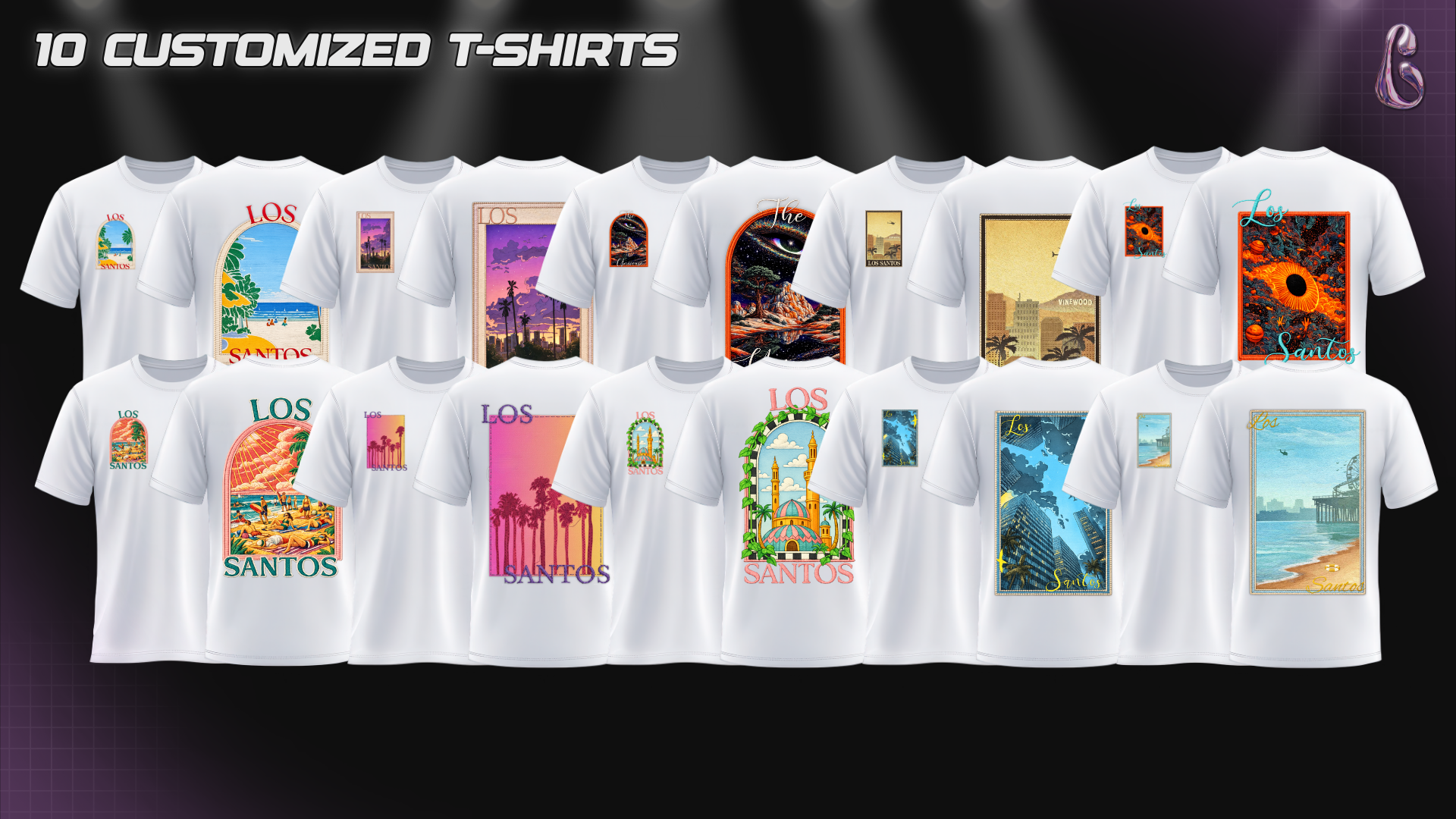 LF 10 customized t-shirts V1