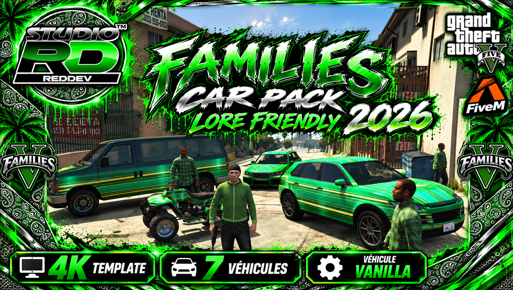 Families lore friendly  Car pack 2026 vanilla