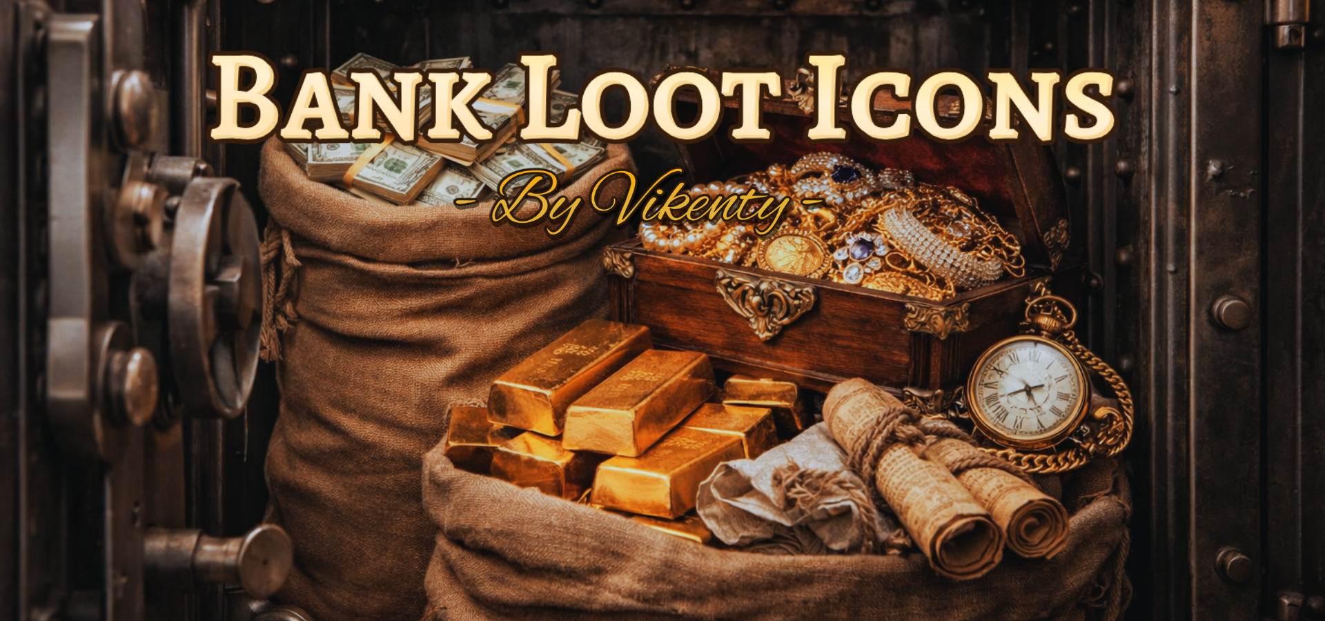 Bank Loot Icons x20 | 01