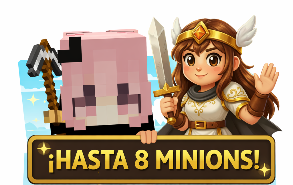 ✨ ¡Mejora 8 Minions! ✨