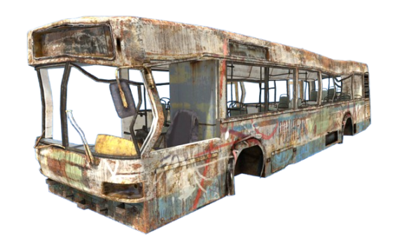 FLAMANT SHOP - Destroyed Bus