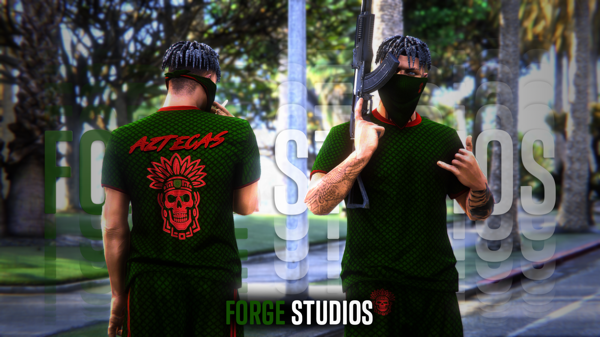 Aztecas FiveM Clothing Packs (Faction) — Forge Studios