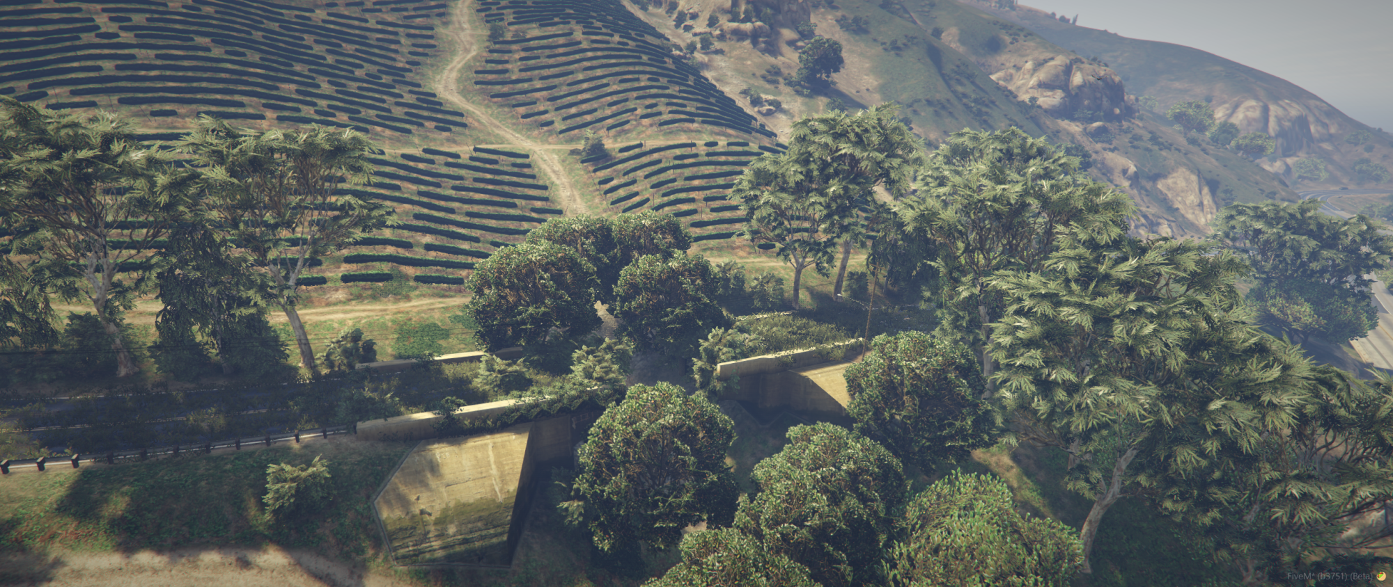Destroyed Vineyard Bridge | Post-Apocalypse Map