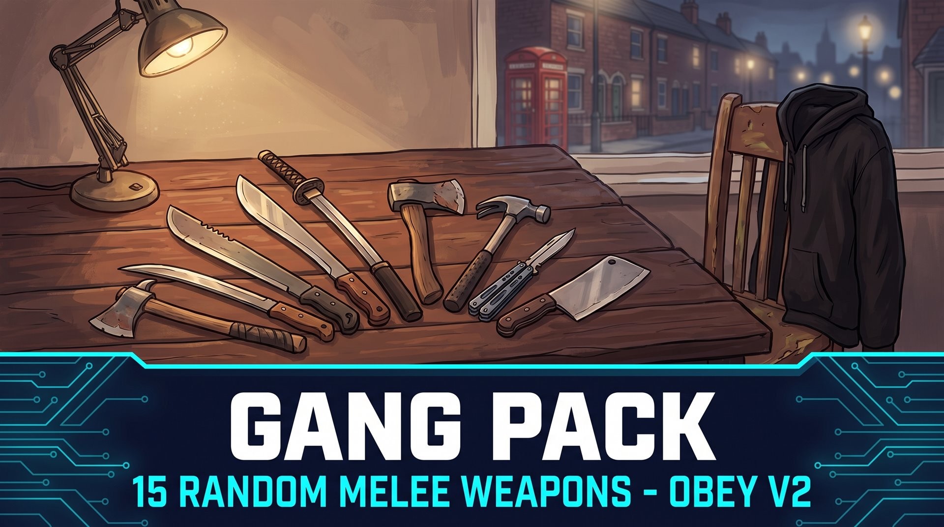 Gang Pack - 15 Random Melee Weapons