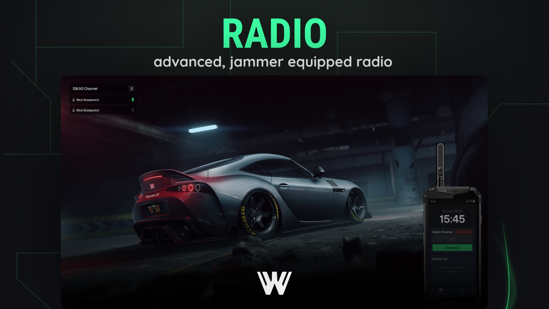 [Radio Script]ESX QBCORE QBOX {ESCROW}