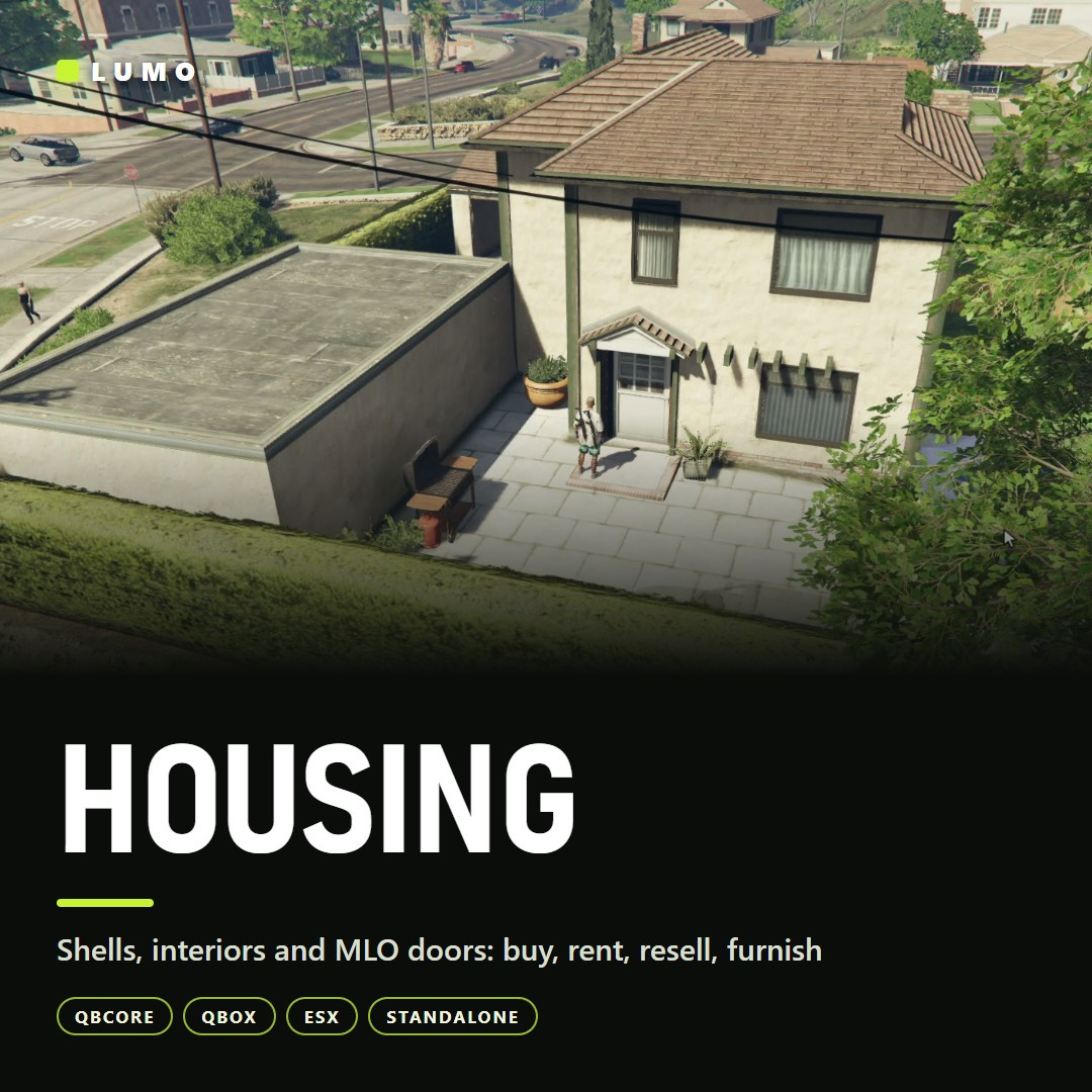 ​Lumo Housing — Shells, Interiors & MLO Doors (Escrow)