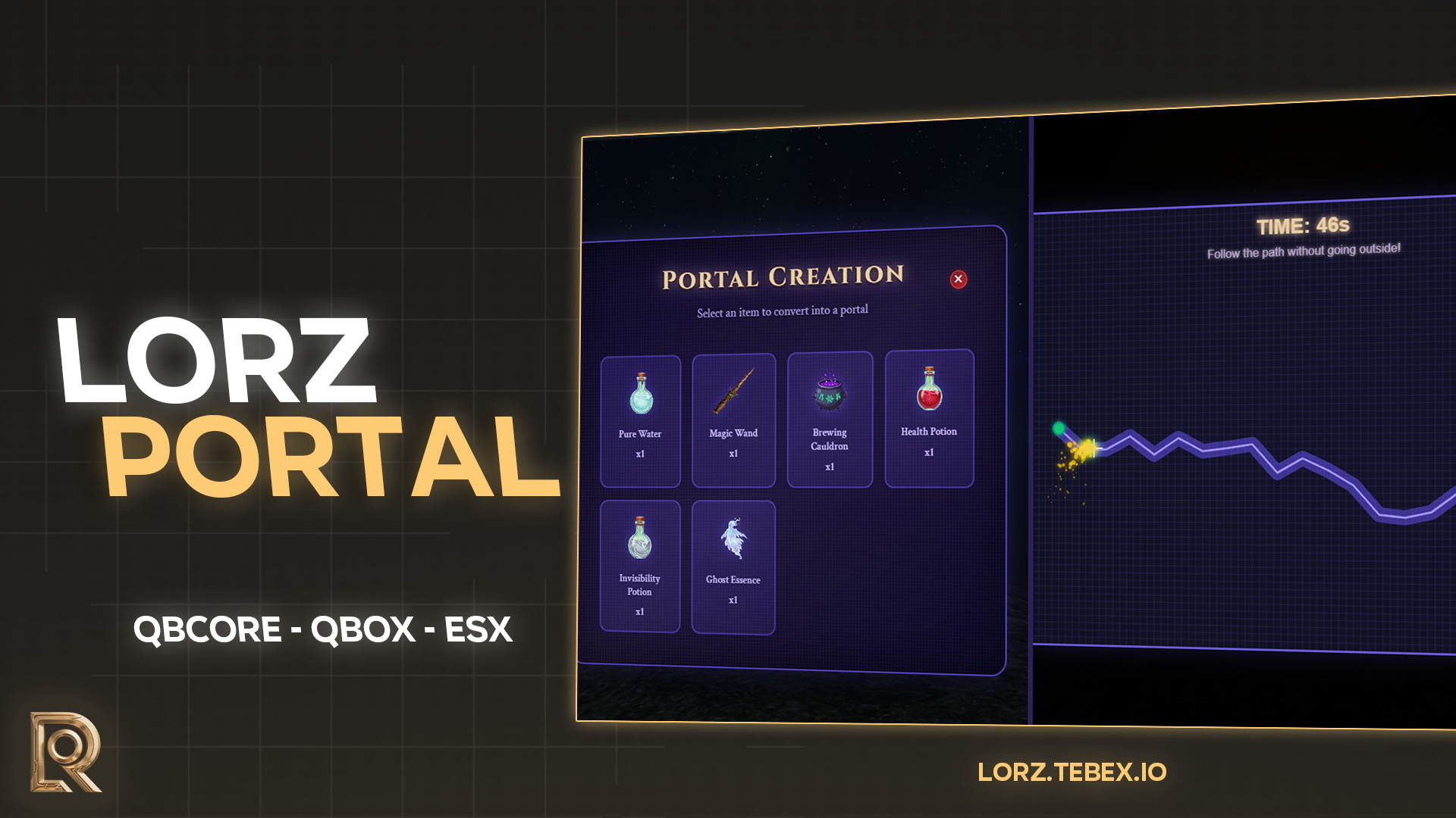 🌀 FiveM Portal System | LORZ | ⚡ Dynamic Teleport Portals