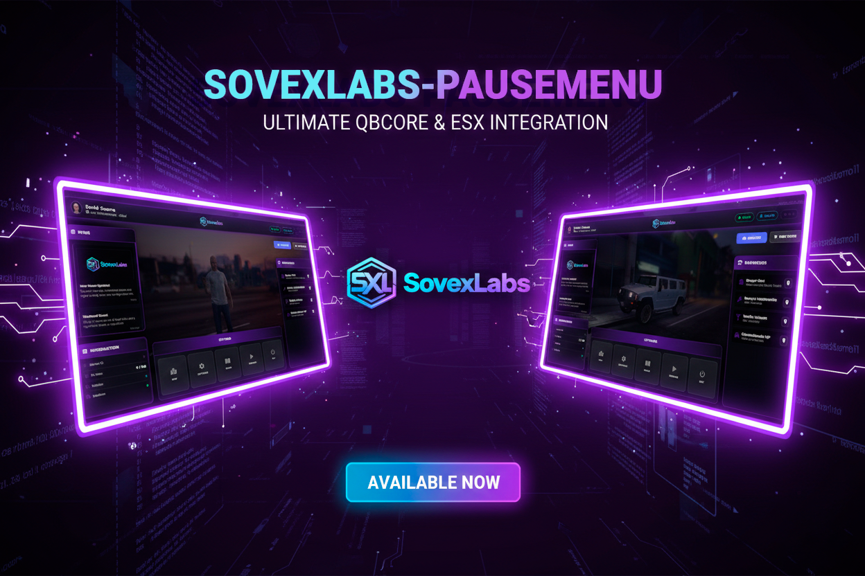 SovexLabs Pause Menu