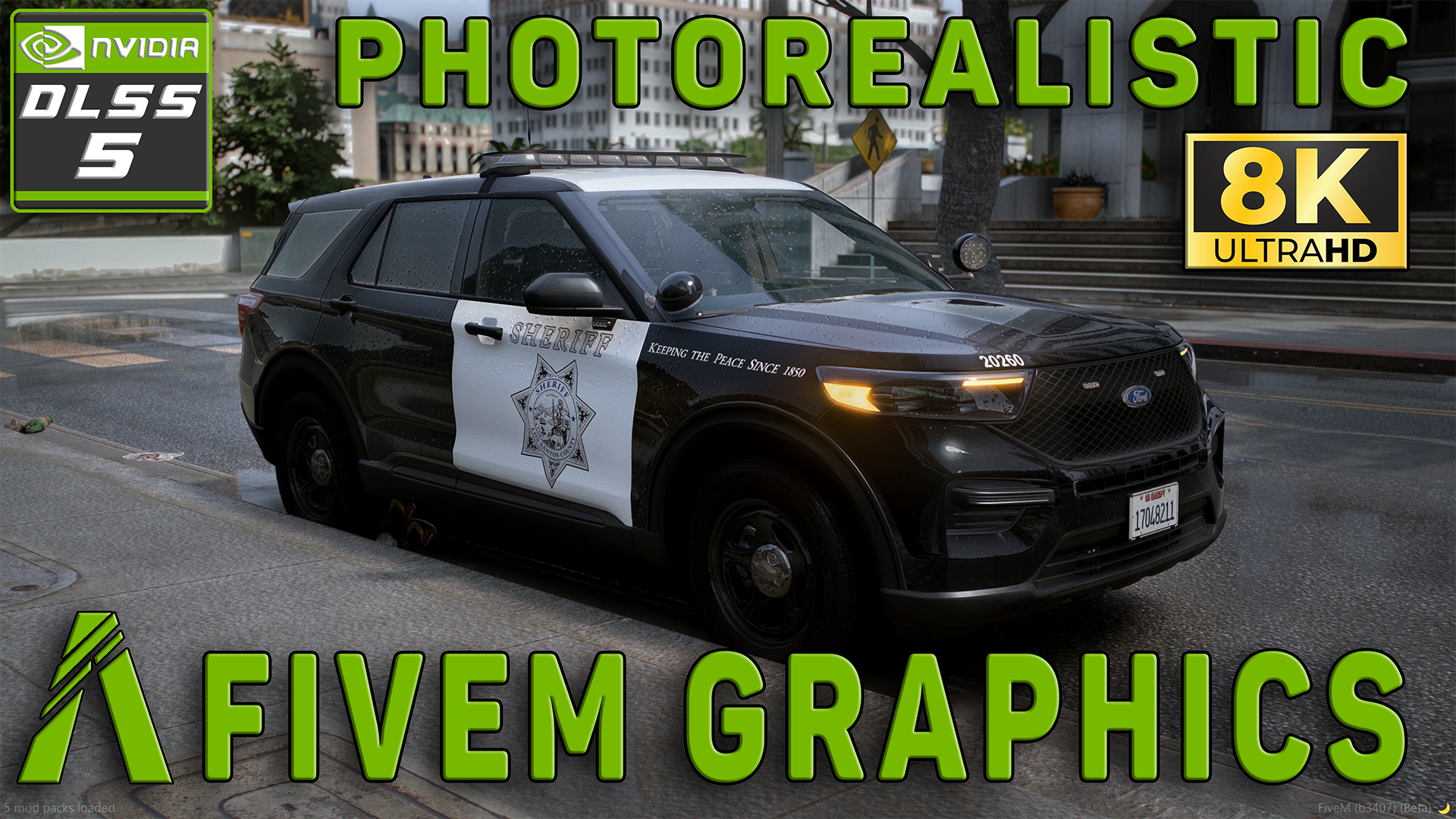 WCW's Official DLSS 5 Photo Realistic Graphics Preset For GTA 5 / FiveM