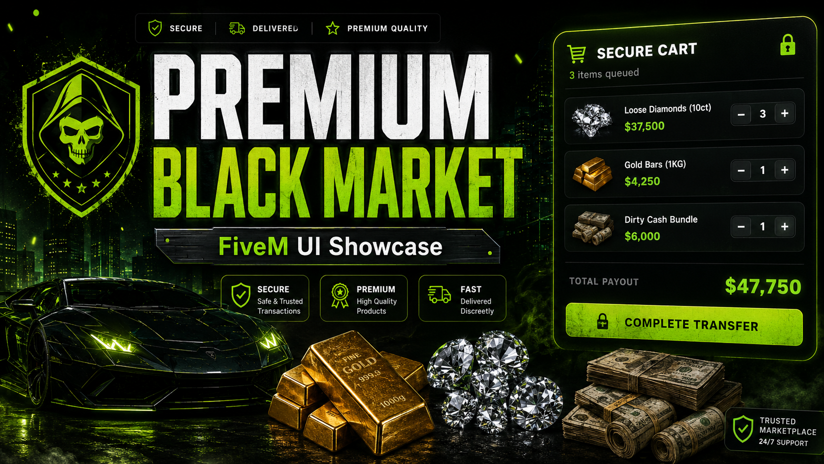 [ESX / QB] AM Black Market V2
