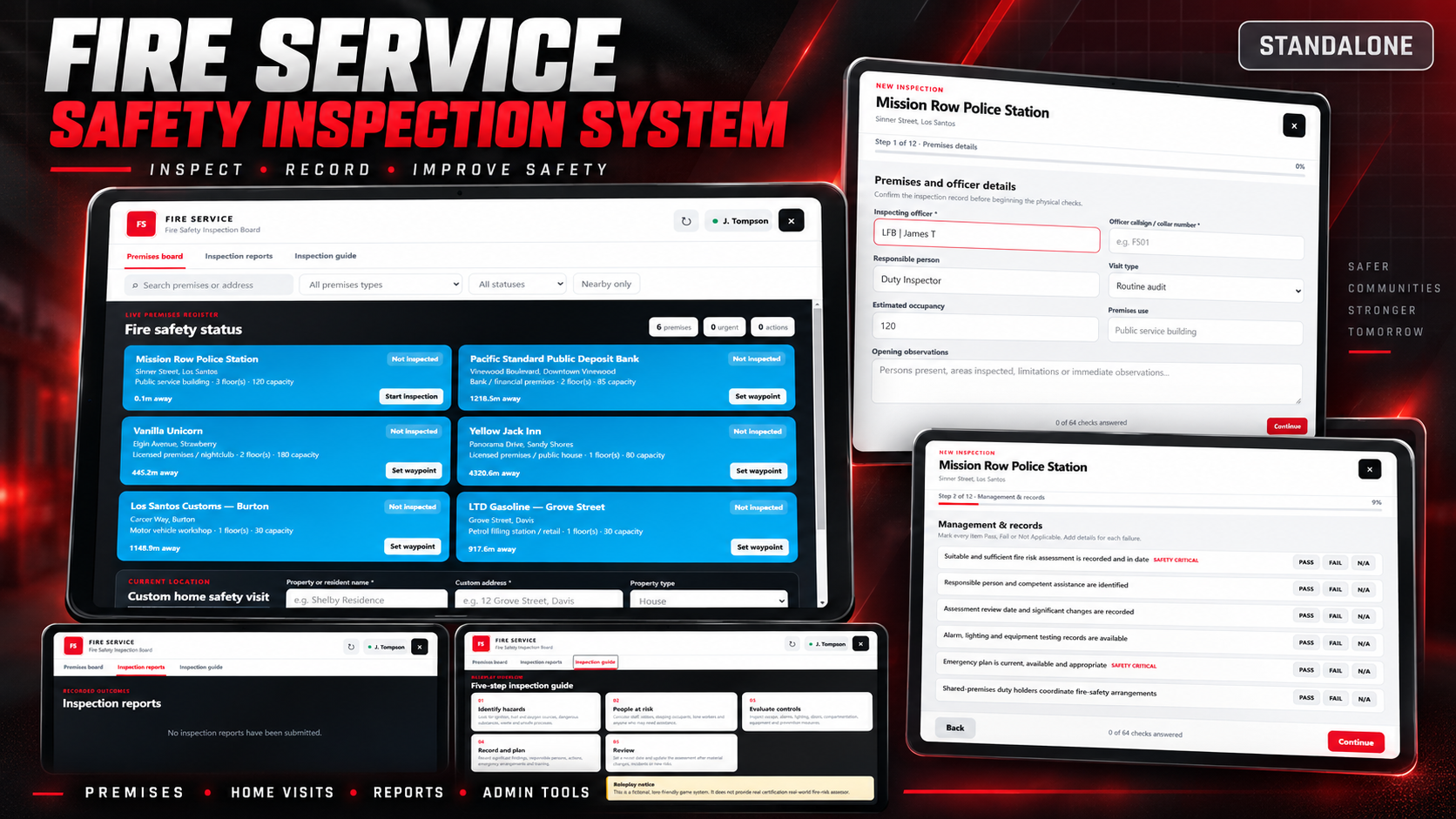 Lore Friendly Fire Safety Check System