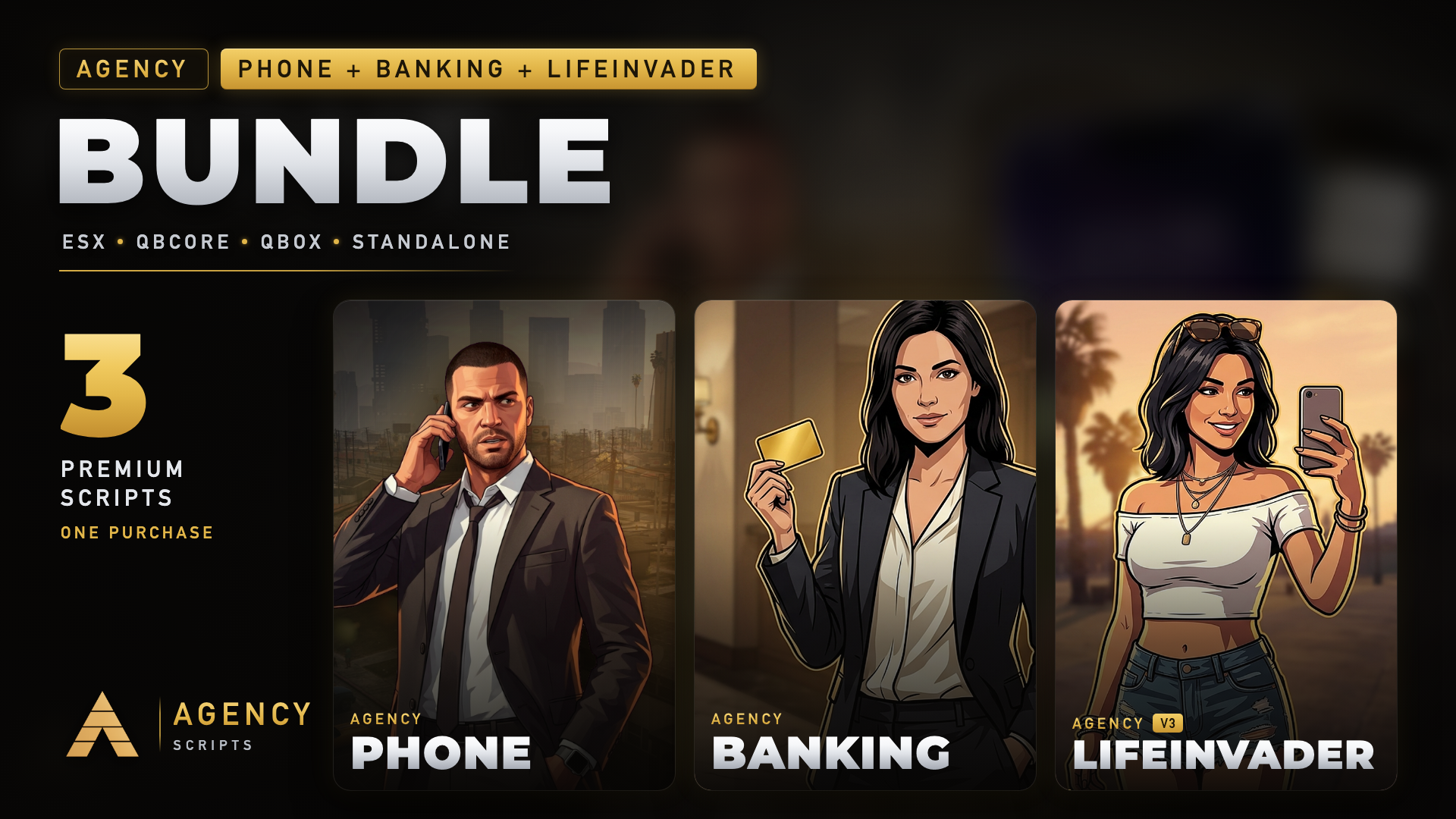 Agency Phone + Banking + Lifeinvader Bundle