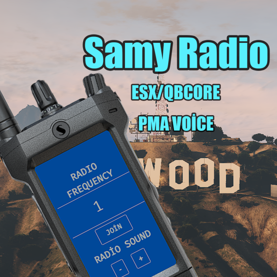 Samy Radio ESX/QBCORE - PMA Voice