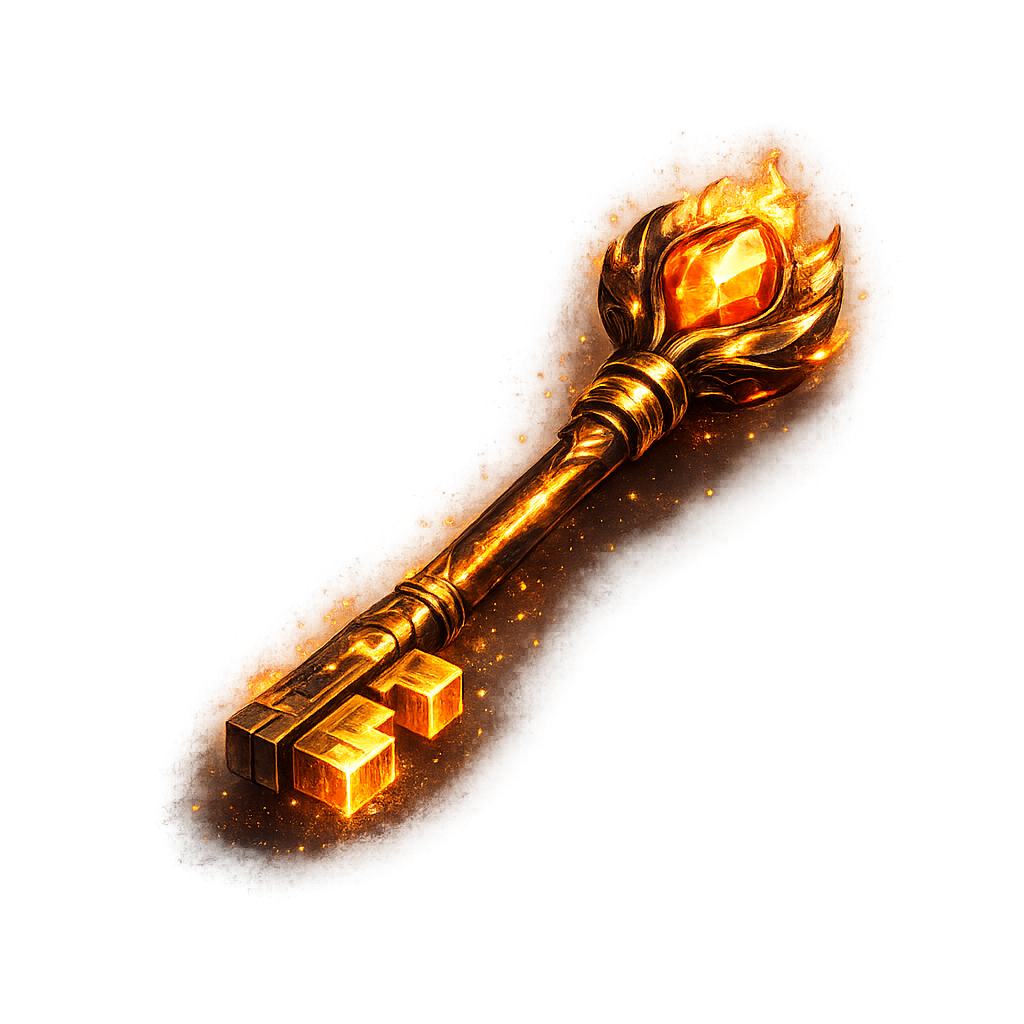 Blaze Crate Key