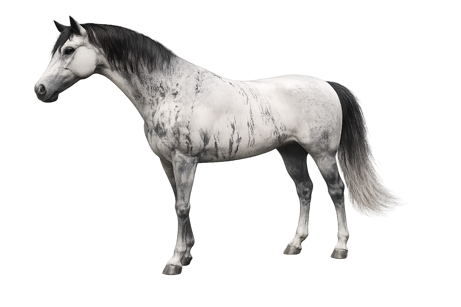 ARABIAN WARPED BRINDLE WHITE