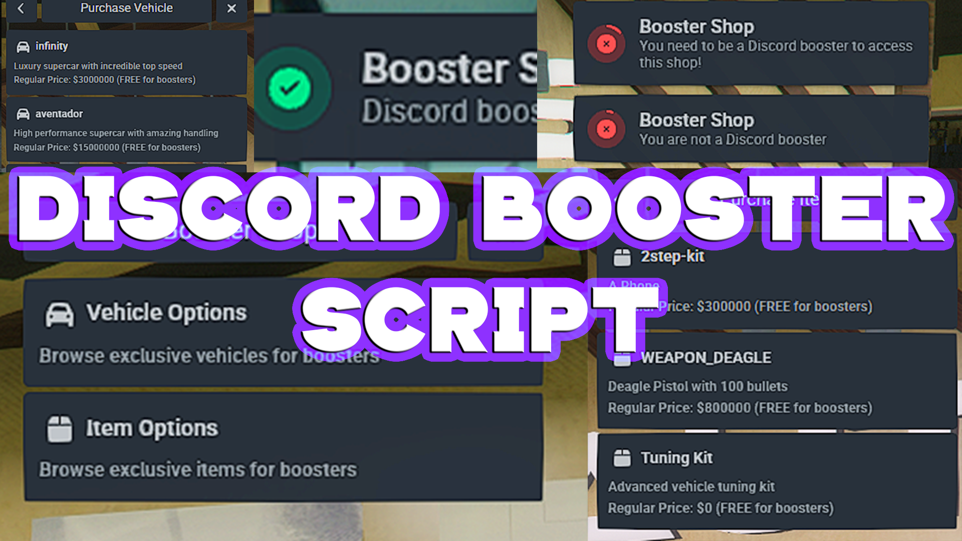 Discord Booster Rewards Script