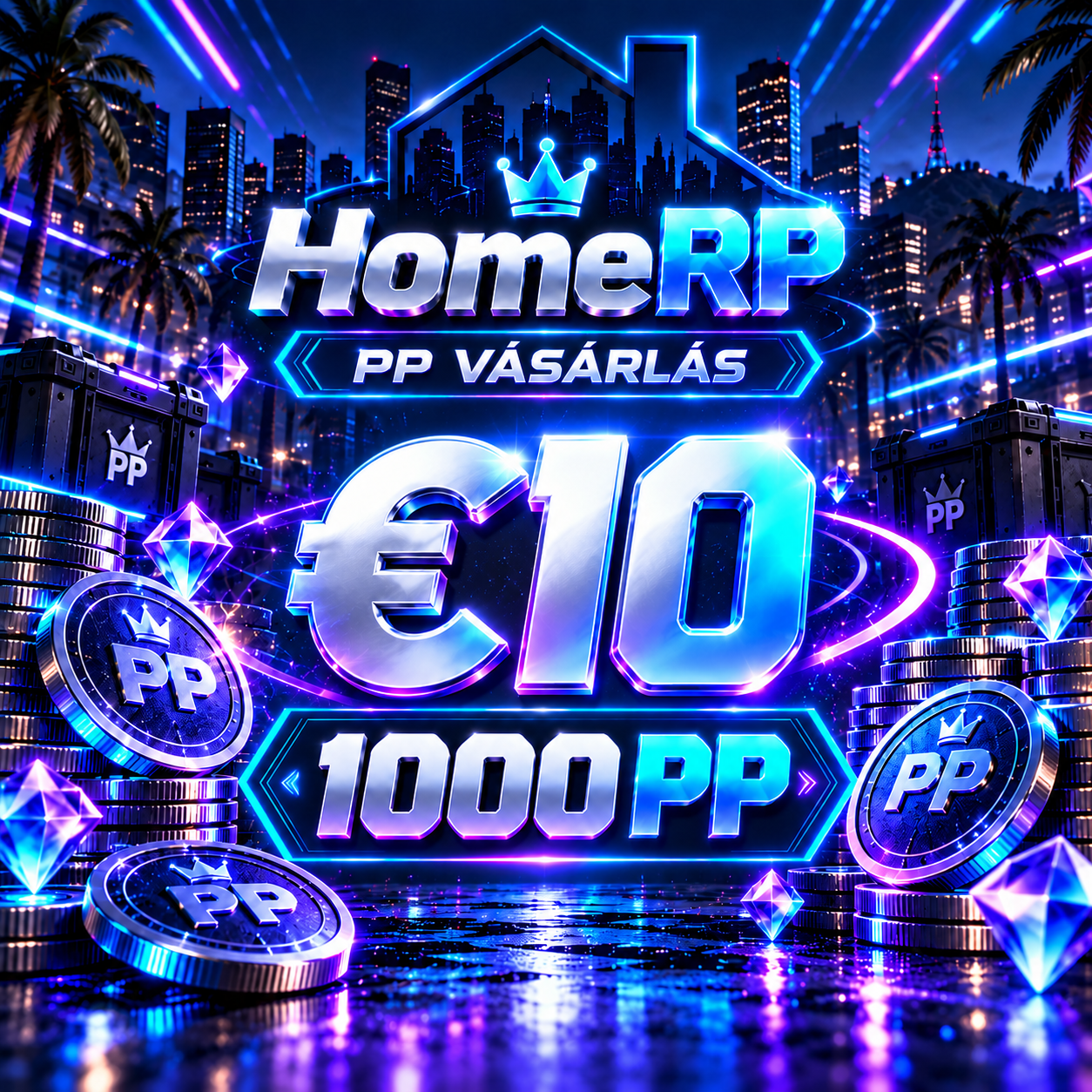 Játékbeli PP vásárlás - 10€