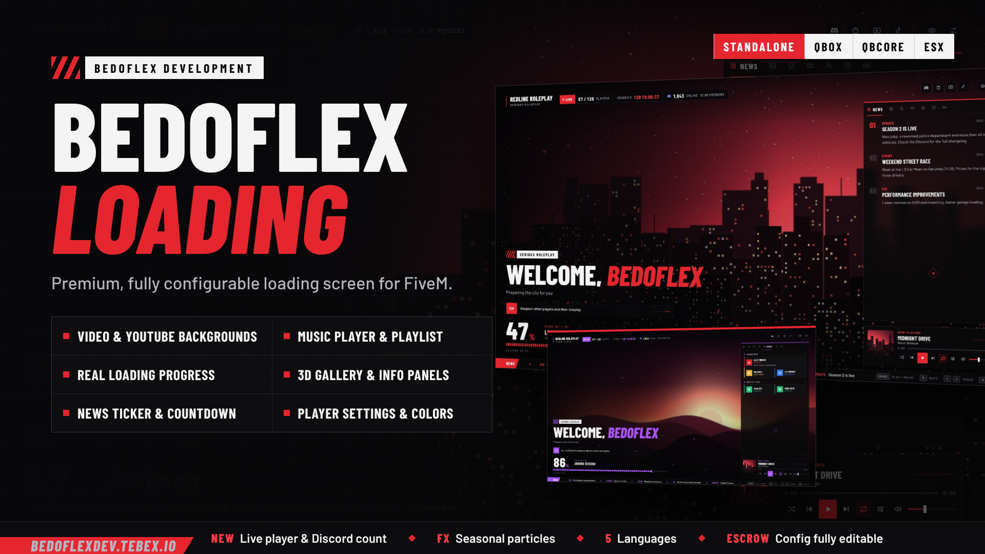 Premium Loading Screen [Standalone & Escrow]