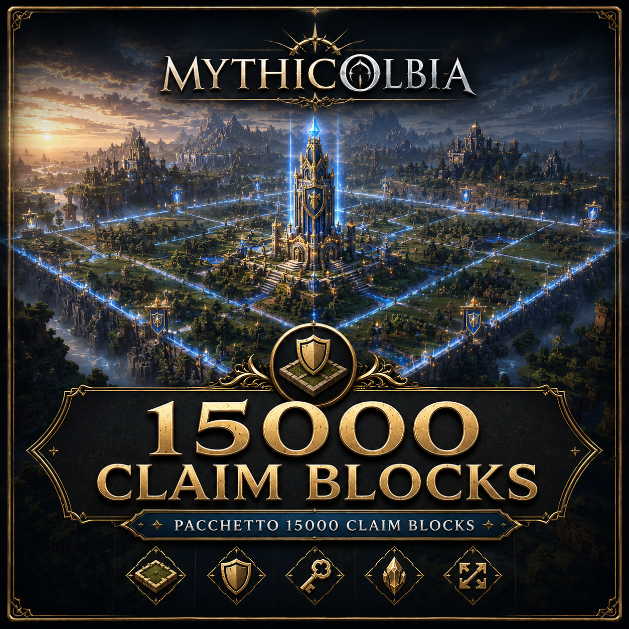 15000 ClaimBlocks