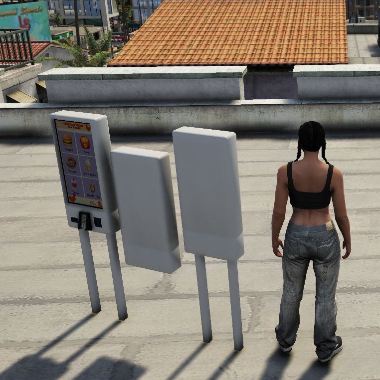 Selfordering screen