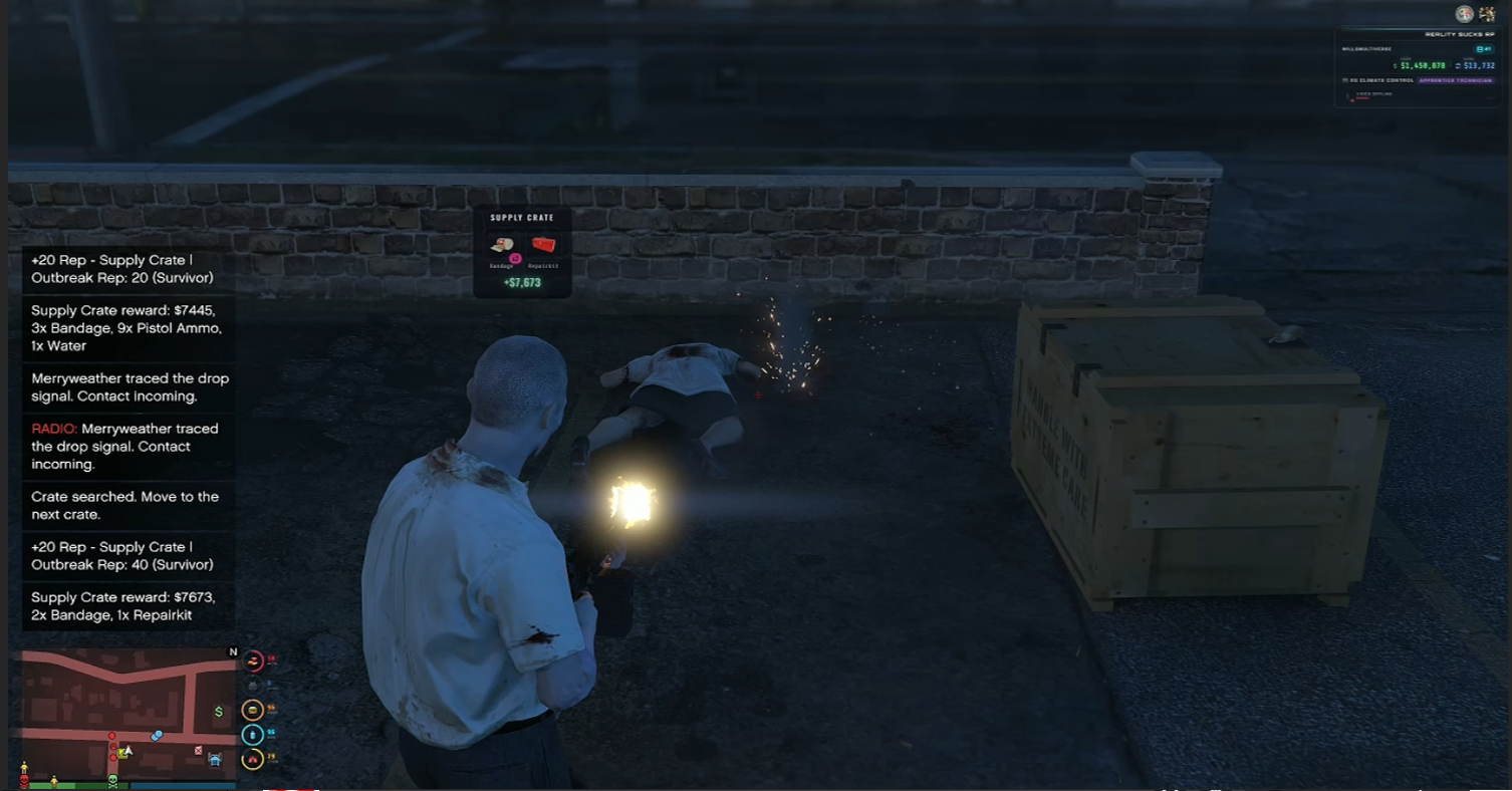 Full Zombie Outbreak Survival System | CCTV | Drones | World Builder | Chaotic Scenarios