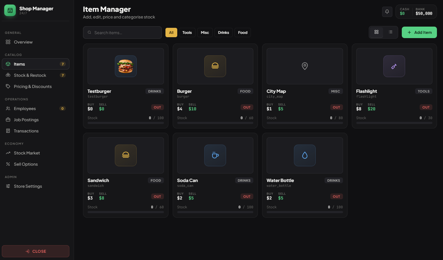Herd Shop Creator — Player-Owned Shops & In-Game Shop Builder