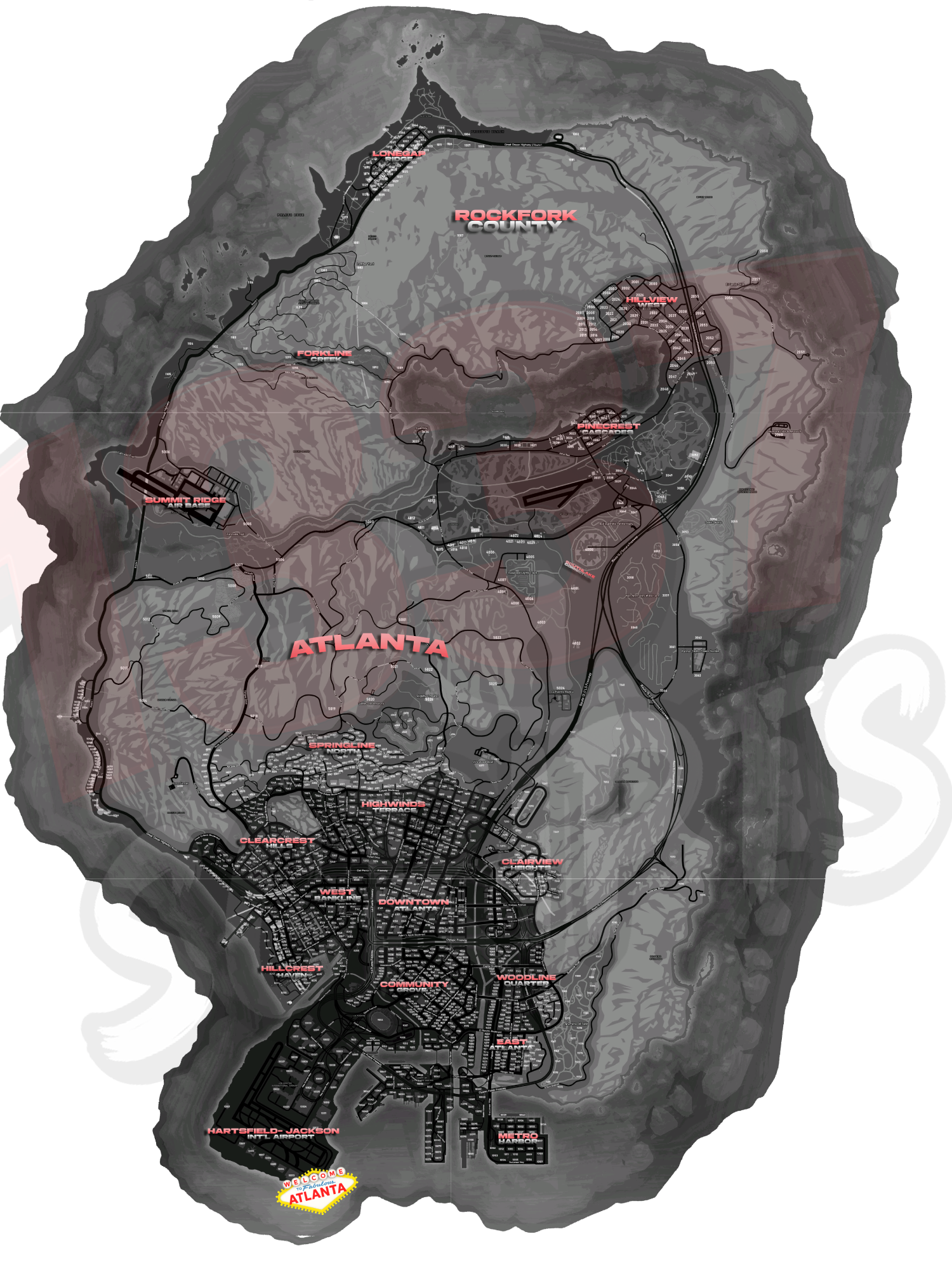 Enhanced Atlanta Minimap (Postal Version)