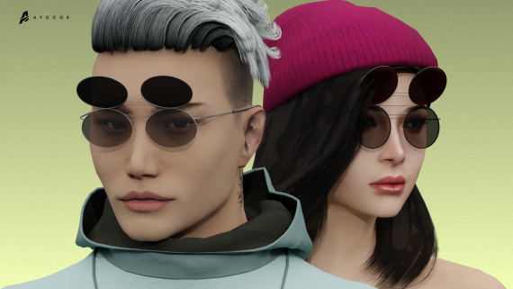 Flip-up Glasses (MP FM)