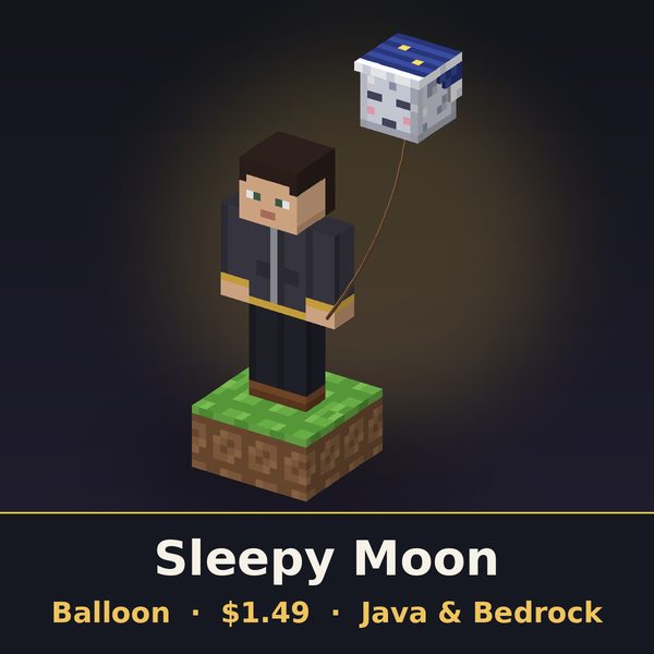 Sleepy Moon Balloon