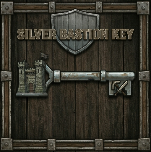 Bastion Silver Crate Key