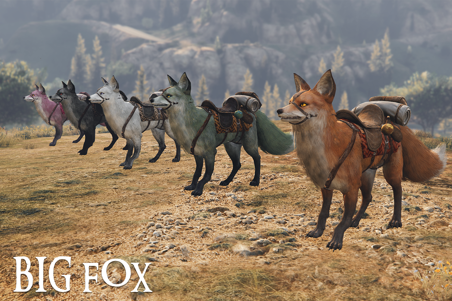 Big Fox Spirit - 5 Color Variations