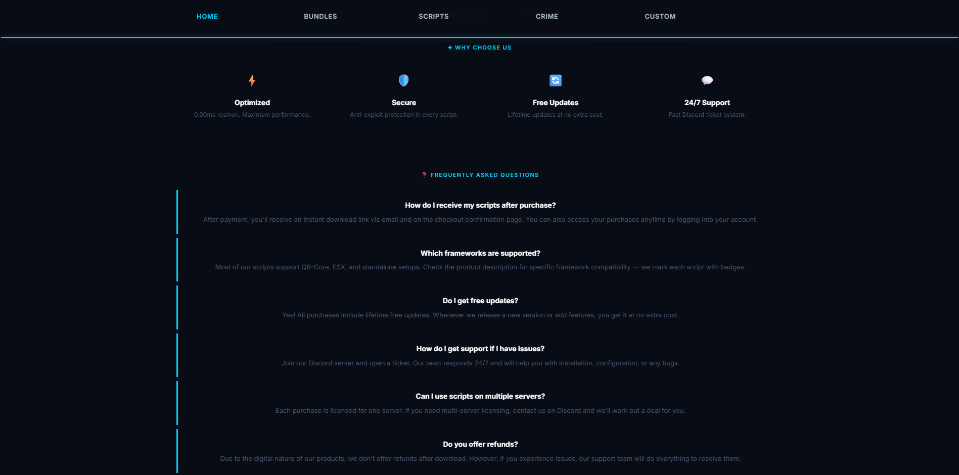 Premium Tebex CSS Theme