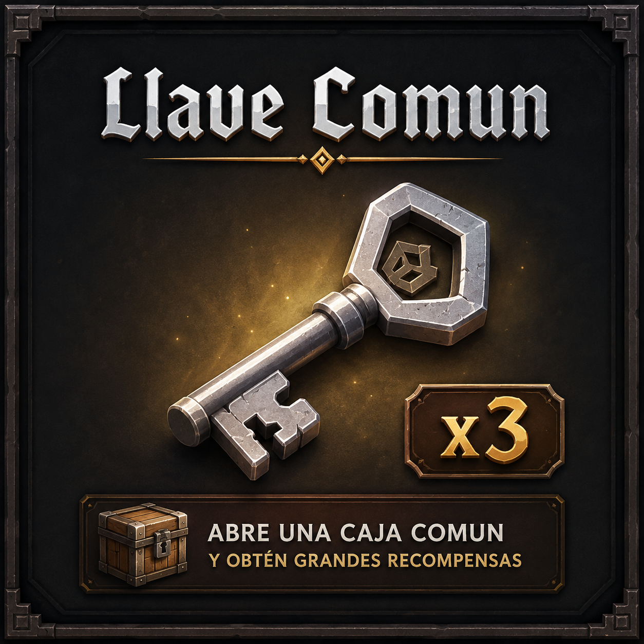 x3 Llave Comun